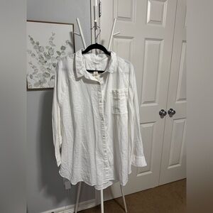 NWT Aerie Linen Shirt XXL